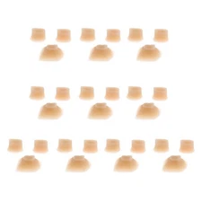 10 Sets Rubber Flute Piccolo Pads Woodwind Instrument Replacement Accessory