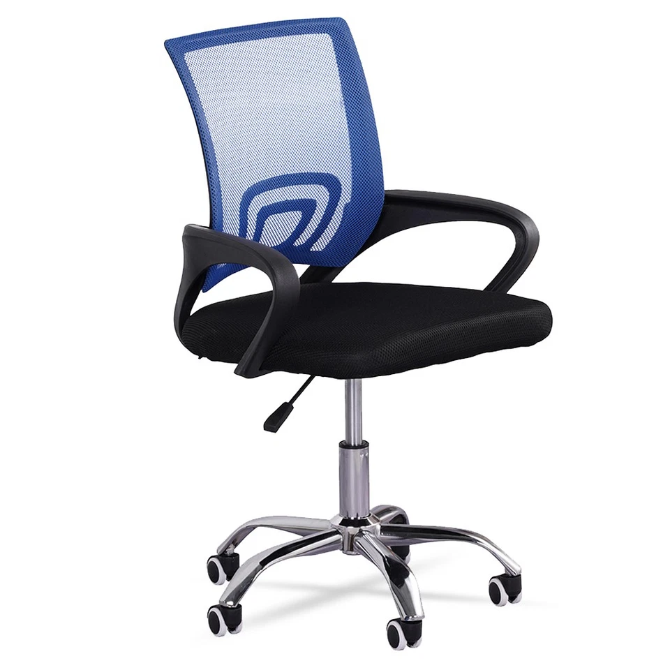 MUWO "Director" Büro Office Drehstuhl Schreibtischstuhl mit Rollen navy neu