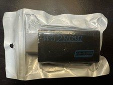 Portable Wii to HDMI Wii2HDMI Full HD Converter Audio Output Adapter TV Black