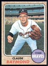 1968 Topps #166 Claude Raymond