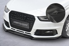 Cup Spoiler Lippe Front Carbon Look für Audi A4 B8 (Typ 8K) CSL723-C
