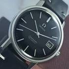 OMEGA SEAMASTER AUTOMATIC 23 JEWELS CAL.1012 DATE BLACK DIAL VINTAGE MEN'S WATCH