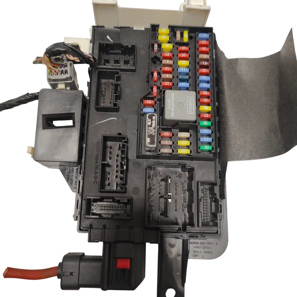 Unidad de módulo de control de relé de fusibles carrocería Ford Mustang BCM 2010 AR3T-15604-CE fabricante original Foto 2 de 4