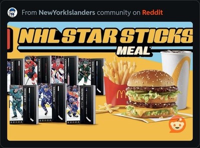 McDonald's NHL Star Sticks 2025-2026 Canada Exclusive YOU PICK!