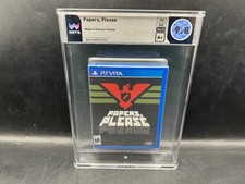 Papers, Please Limited Run PS Vita WATA 9.8 A+ FACTORY SEALED MINT RARE VGA