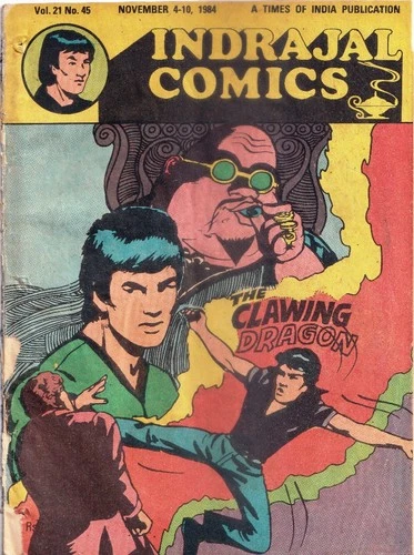 Bruce Lee English Indrajal Comics Vol.21/45 - The Clawing Dragon (1984)