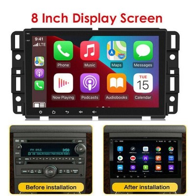 8'' Android 14 Radio für Chevy Silverado/Tahoe 2007-2018 2+32G Carplay GPS WiFi