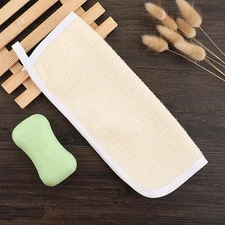 5 Pcs Square Bath Cloth Nylon Exfoliating Wash Towel Quick Dry Scrub Face Cloth