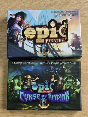 Tiny Epic Pirates Deluxe (Kickstarter All-In) inkl. Curse of Amdiak, 1x gespielt