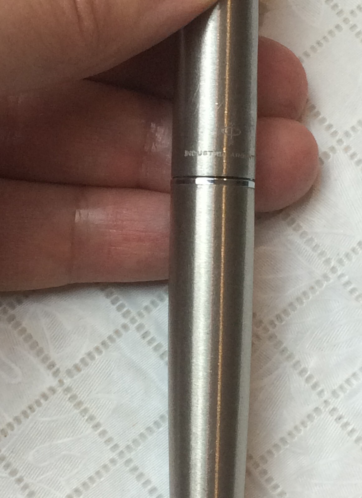 Vintage Parker 45 Fountain Pen Brushed Steel Black Accents from ...
