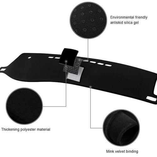 Car Dashboard Mats For Toyota KLUGER Highlander 2008-2013 Anti-Sun Dash Covers - Picture 3 of 13