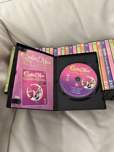 Sailor Moon DVD Prima Y Seconda Serie Completo Hobby 1-29 Anime Fuera Producción - Imagen 3 de 8