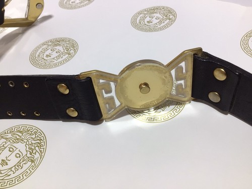 GIANNI VERSACE Men’s BELT w/ MEDUSAS / Designer By Versace Himself - Picture 8 of 18