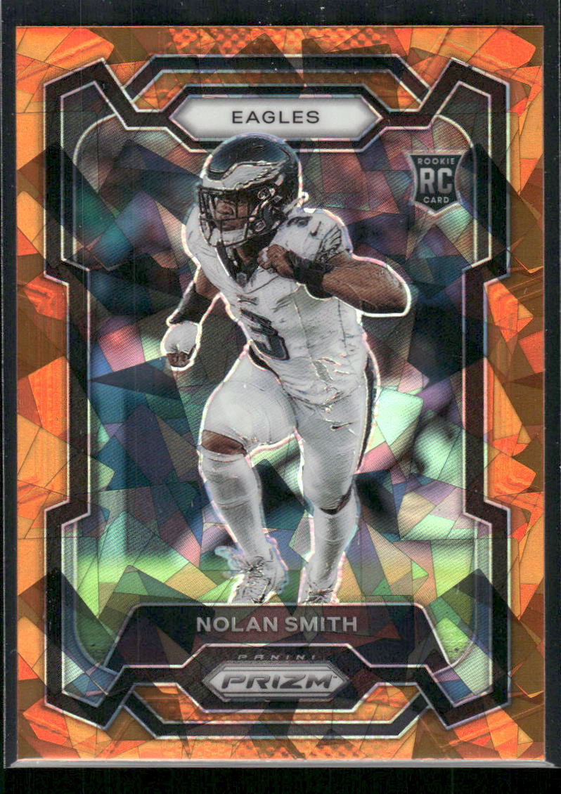 #382 Nolan Smith 2023 Panini Prizm Orange Ice