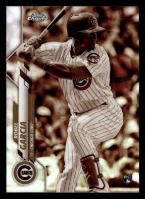 2020 Topps Chrome #181 Robel Garcia Sepia Refractor card