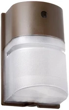 Hubbell Outdoor Lighting NRG250B Compact Perimeter Wallpack, dark bronze