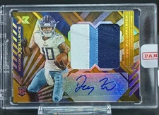 2021 Panini Xr Football #RXA-DFI Dez Fitzpatrick RC Xcellence Patch Auto Gold/10