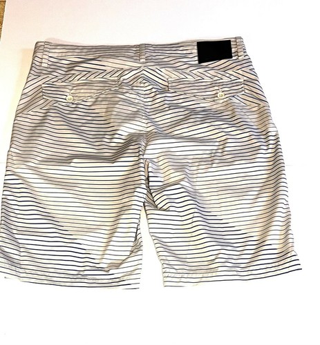 FOX HYCRO Series Mens Short Created to Destroy White Blue Size 36 - Picture 2 of 6