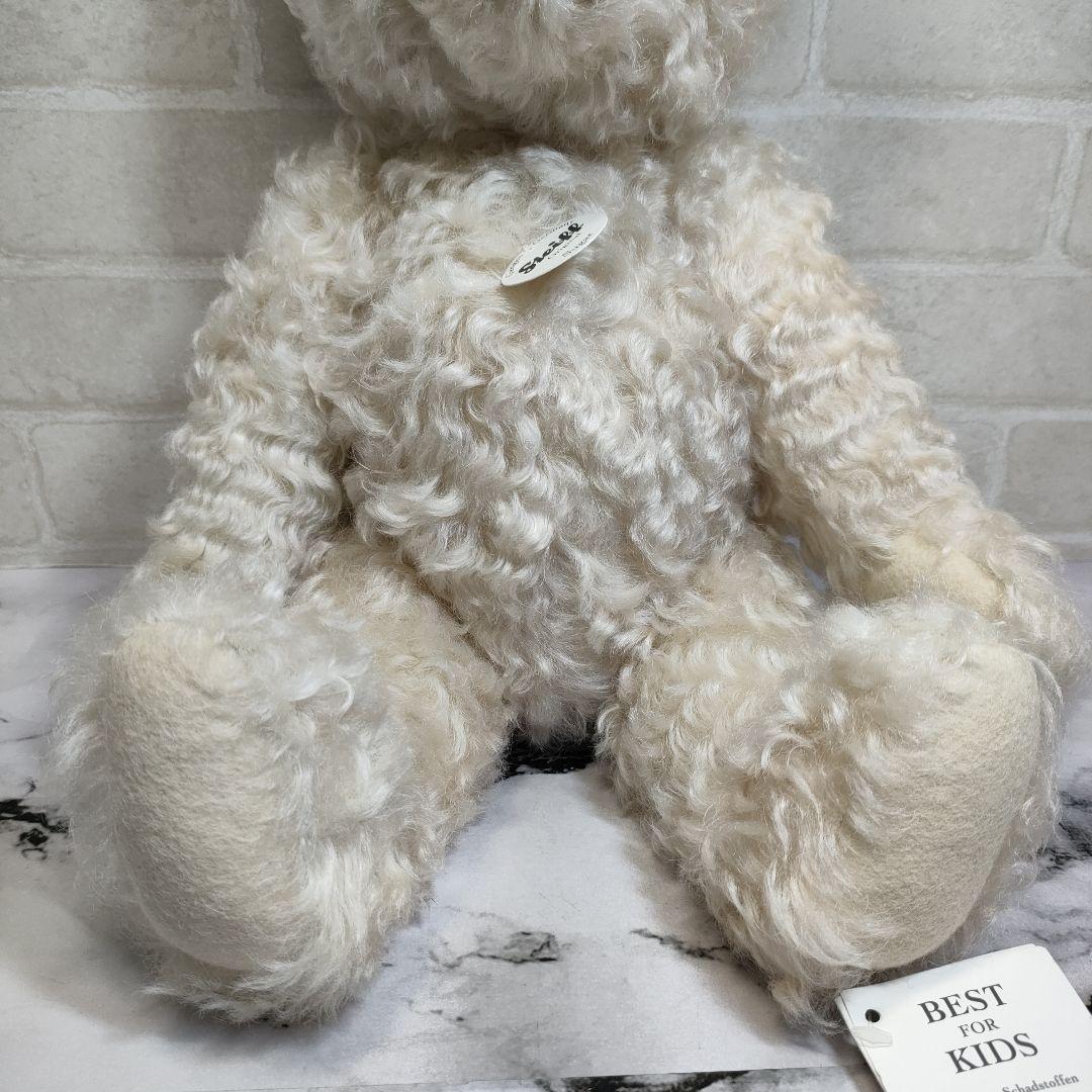 Steiff Sugar Teddy Bear Natural Whiteテディ Plush Toy Steiff Sugar White Teddy Bear Made in Germany | eBay