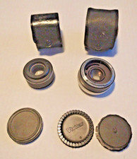 Telesar And Vivitar Camera lens Metal Lens W/ Covers And Case Tele Converter