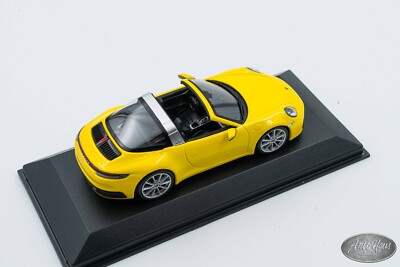 1/43 Minichamps Porsche 911 Targa 4S (992) Yellow 🤝ALSO OPEN FOR