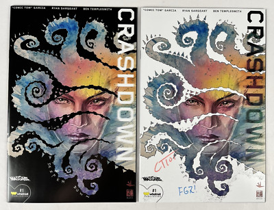 Crashdown #1 Cover L Retailer Incentive 1:200 Ratio Variant & Cover B Signed x2