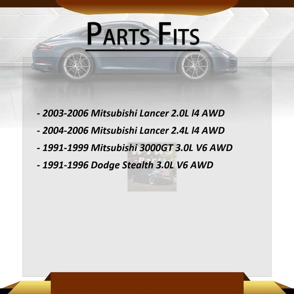 Conjunto de 2 piezas de cojinete y buje de rueda delantera para Dodge Stealth WJB 1991 1992 1993 Foto 2 de 4