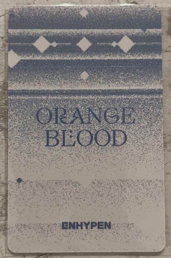 ENHYPEN ORANGE BLOOD WEVERSE トレカ ホログラム 2 ENHYPEN