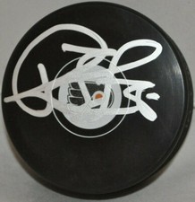 Robert Hagg 2017-2020 Philadelphia Flyers Signed Autographed NHL Hockey Puck COA