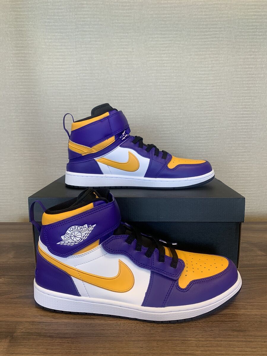 Size 10.5 - Jordan 1 High FlyEase Lakers 2022 | eBay Size 10.5 - Jordan 1 High FlyEase Lakers 2022 | eBay