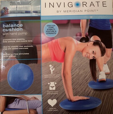 BALANCE CUSHION WITH HAND PUMP - INVIG RATE - BY MERIDIAN POINT