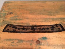 VINTAGE ANTIQUE EDWARDIAN VICTORIAN BLACK BEADED COLLAR WOMAN'S