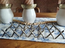 7 Antique French Aesthetic Movement Bamboo Effect/Style Cutlery Rests Dining