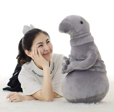 Waiting Statue Plush Toy Cute Meme Tubby Gray Blob soft- 20cm | eBay