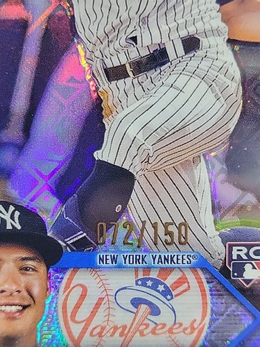 2023 Topps Chrome Logofractor ANTHONY VOLPE Blue /150 PSA 9 New York Yankees - Picture 2 of 3