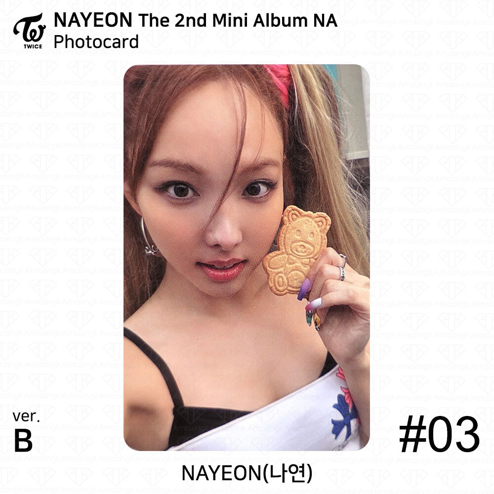 TWICE Nayeon The 2nd Mini Album NA Digipack Photocard Postcard