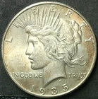 1935 $1 Peace Silver Dollar #1095