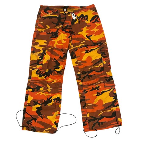 Rothco BDU Pants Mens Small Regular Orange Camo Cargo Tactical Military Uniform - Afbeelding 1 van 8