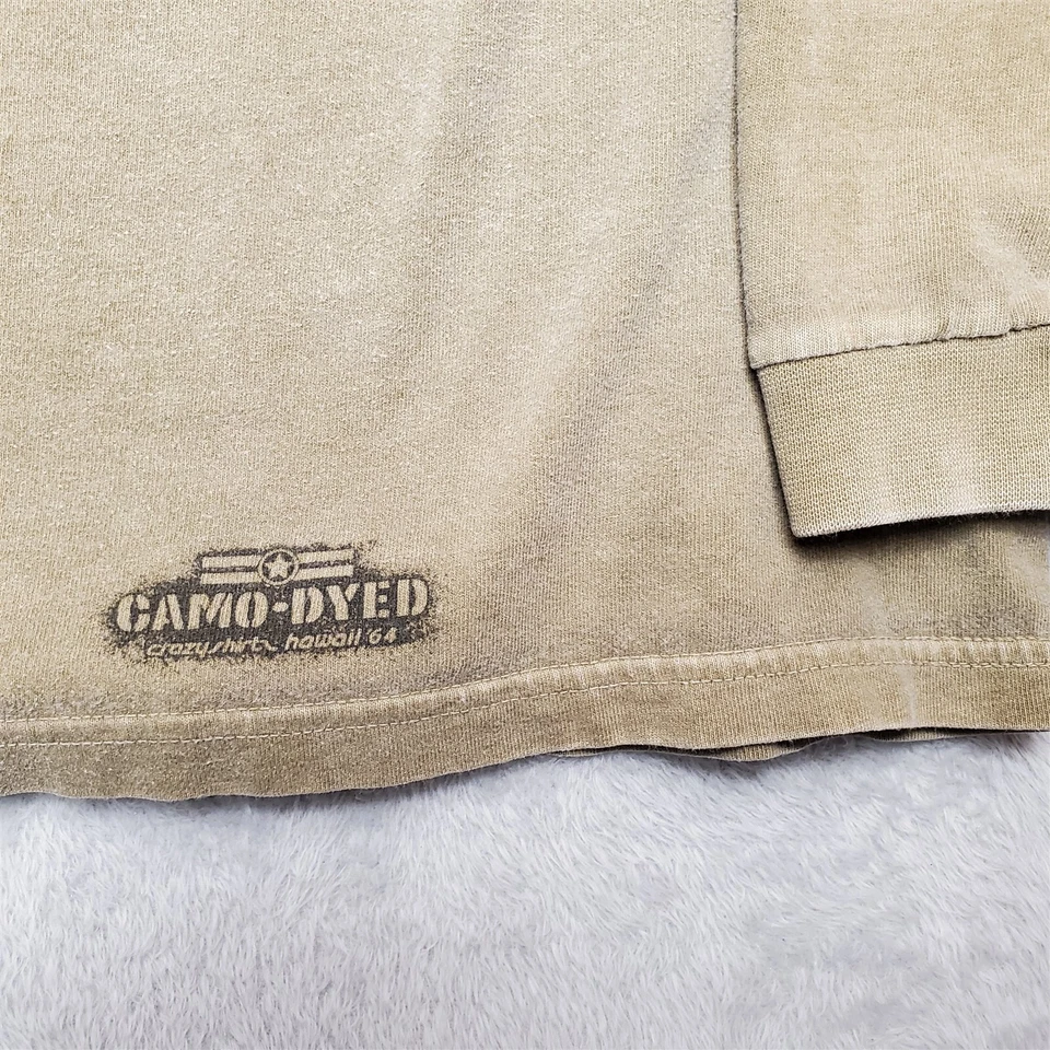 Camisas Locas De Colección Hombres Marrón Big Island Tienda de Esquí Maunakea Hawaii Snow Mountain Foto 3 de 4