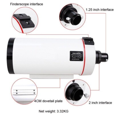 Maxvision 127/1900mm Mak Achromatic Fully-Optical Astronomical