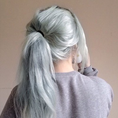 Best New Light Grey Silver Shade Hair Color Cream Permanent Hair