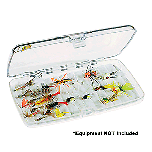 Slim Clear Foam Plastic Fly Fishing Box Holders Case Flies Holder Storage  Lures