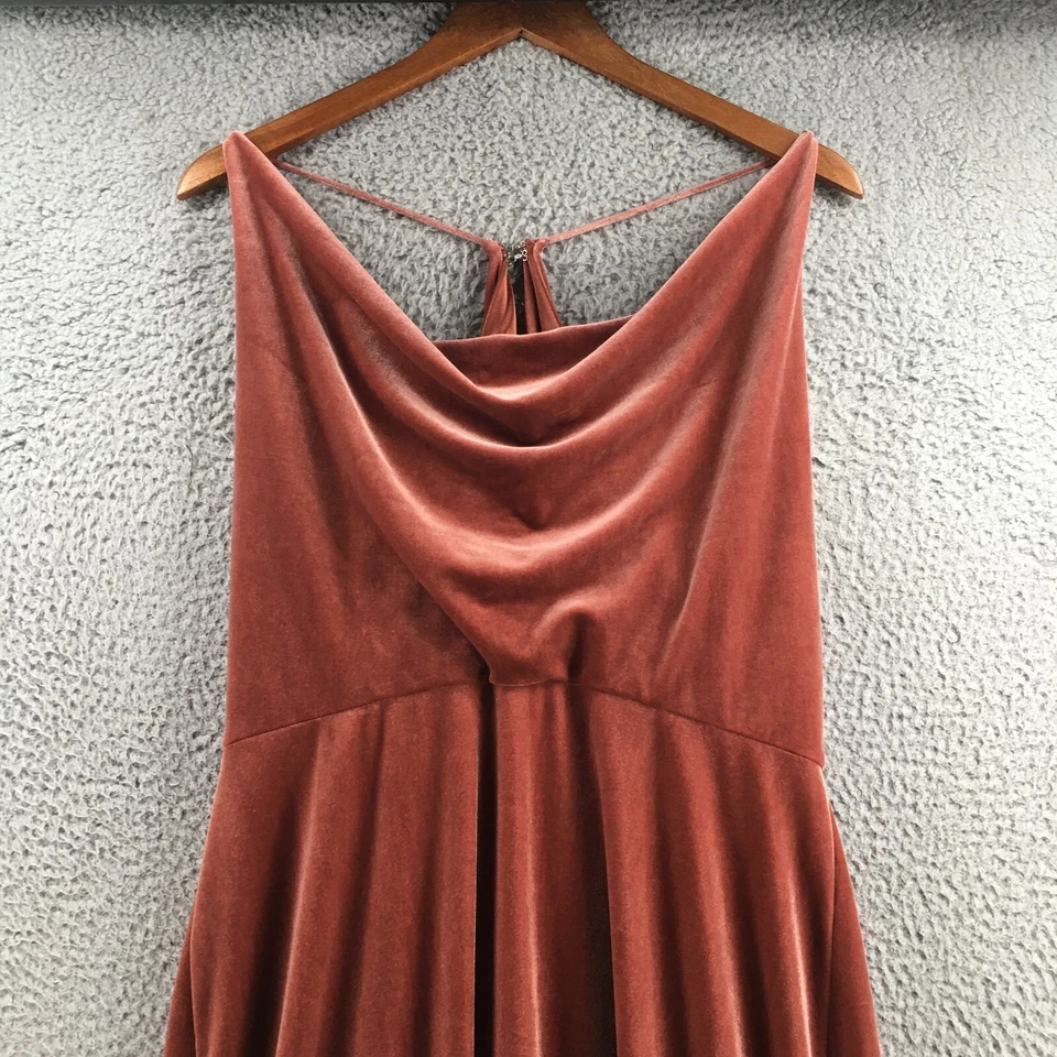 Maxi Vestido Jenny Yoo Inglés Rosa Terciopelo Sullivan Dama de Honor Mujer 14 Rosa Foto 4 de 4