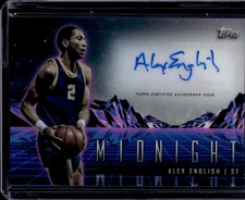 2023-24 Topps Midnight Horizon Signatures Alex English