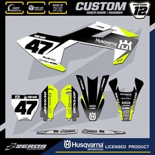 HUSQVARNA 85 MOTOCROSS GRAPHICS CUSTOM MX GRAPHICS KIT TC 85 FADE YEL/GRY/BLK