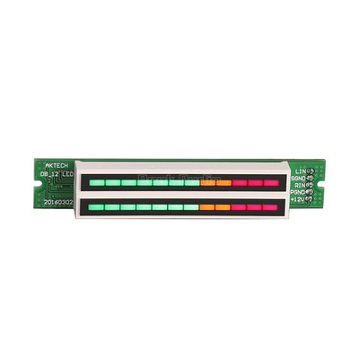 Mini Dual 12 LED Level Indicator VU Meter Music Sound Audio Display Analyzer DIY