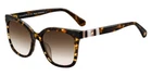 New Kate Spade KS Kiya/s Cat-Eye Sunglasses 0086 Havana Brown Gradient 53mm