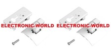 2 Bose Direct Reflecting II  Invisible 300 White Slide Connect Swivel Brackets