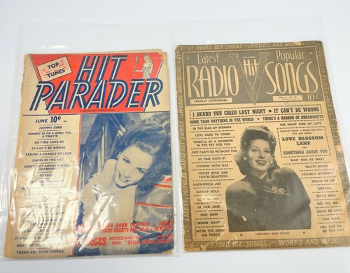 1942 Radio Hit Songs Vol 2 No. 10 & Hit Parader Magazine June 1943 Helen Forest - Imagen 8 de 8