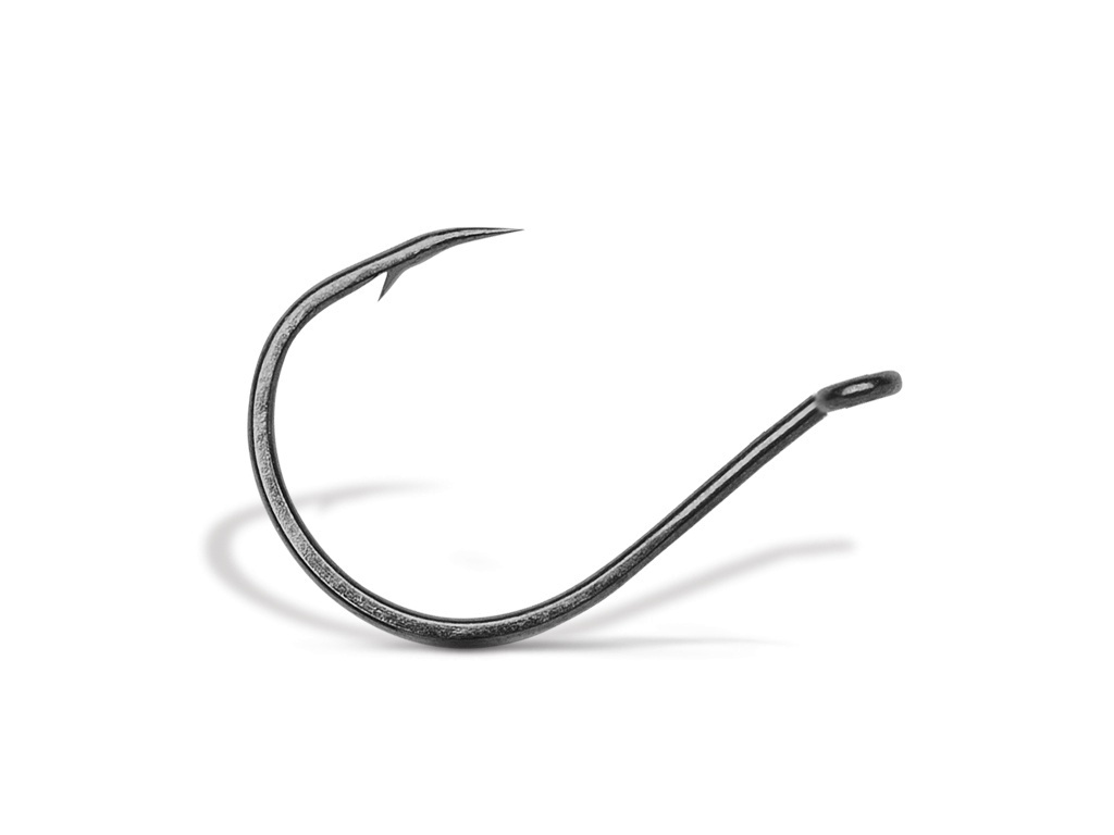 25 pack - VMC 3/0 Wacky Hook - 7344 - Black Nickel - Bulk - New - USA Shipper